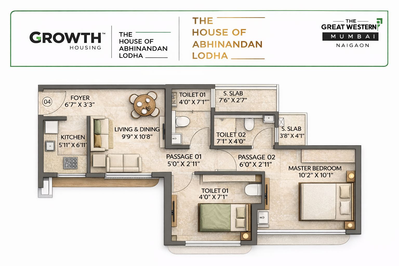 3 BHK Plan